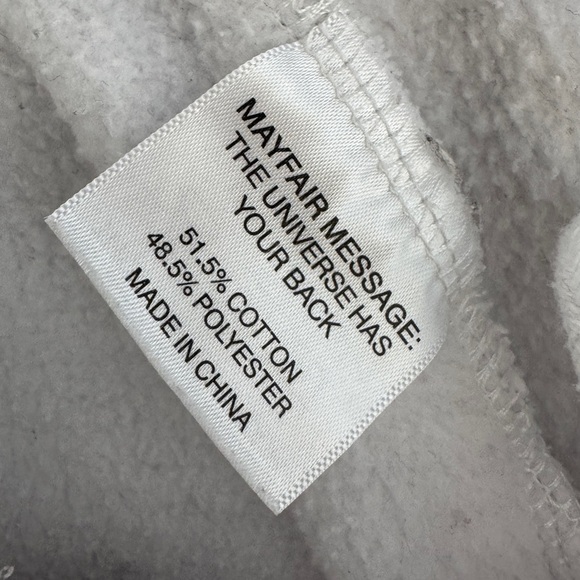 Mayfair Group Gray 'Empathy Always' Sweat Shorts, Size S/M - Picture 5 of 5